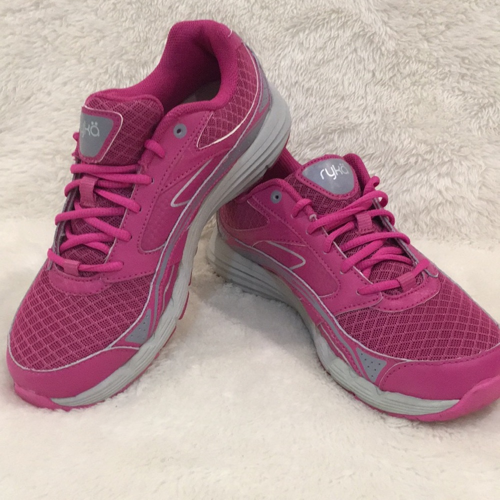 Ryka Sport Sneaker - Size 6 Pink & Gray